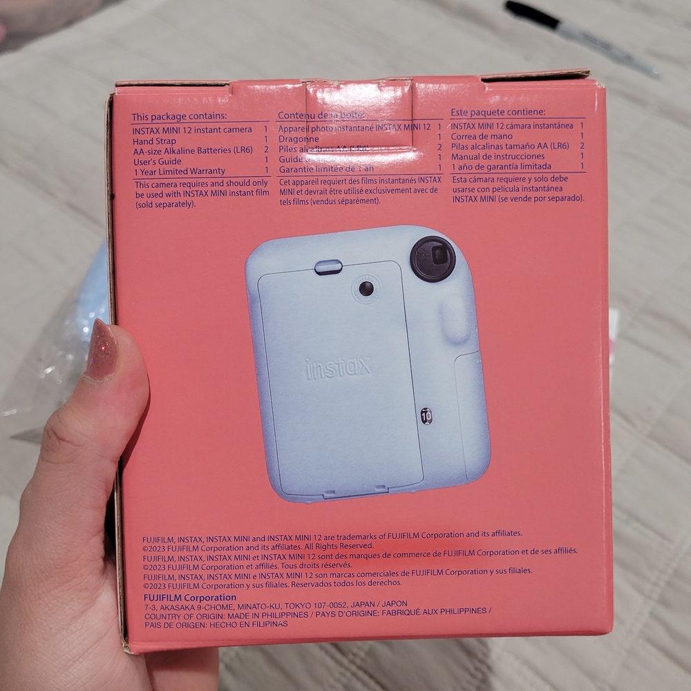 Brand New Fujifilm Instax Mini 12 Instant Camera - Pastel Blue - Picture 7 of 10